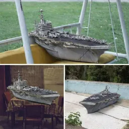 کشتی ابراهام لینکل در حال انتظار