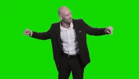 dancing johny sins green screen