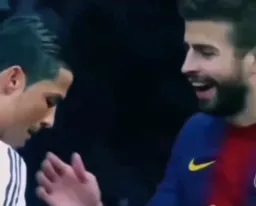 سرزنش کردن رونالدو توسط پیکه