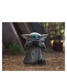 Baby Yoda Sipping Soup