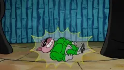 Patrick and SpongeBob exorcising