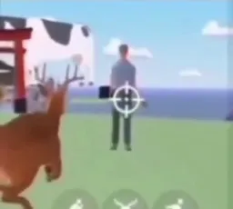 رقص مرد و آهو