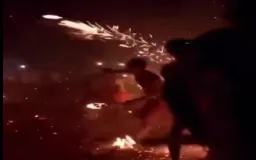 پرتاب آتش به همدیگر