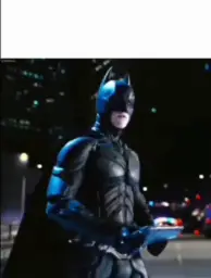 Batman escaping police