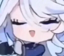 Anime girl singing and dancing