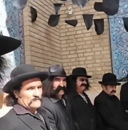 تجمع لات ها در مراسم ختم