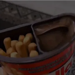 The honest reaction of chocolate