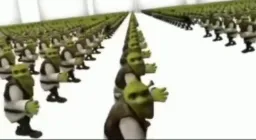 Shreks dancing with Dooneh dooneh song