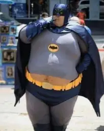 Fat Batman deprived areas