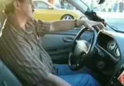 Man overtaking another car