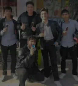 The honest reaction of boys eating ice cream