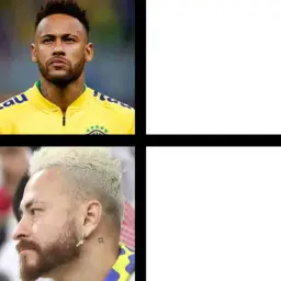 Neymar and fake Neymar comparison