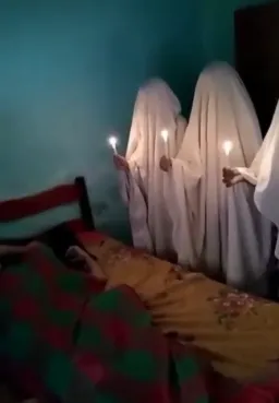 ایستادن جن ها و ترسیدن مرد