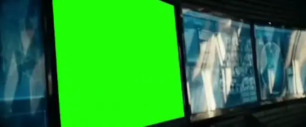 Homelander looking at screen Green Screen