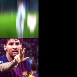 Comparison of cute Ronaldo and cute Messi