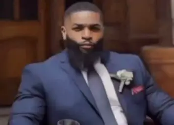 Black Man's honest reaction with a suit