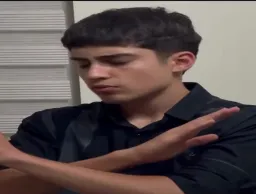Comparison of a boy disagreeing and agreeing