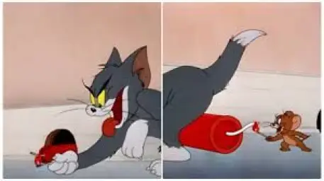 Tom and Jerry whit dynamite