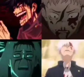 mental state of 4 anime characters