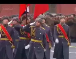 The honest reaction of the Russian army