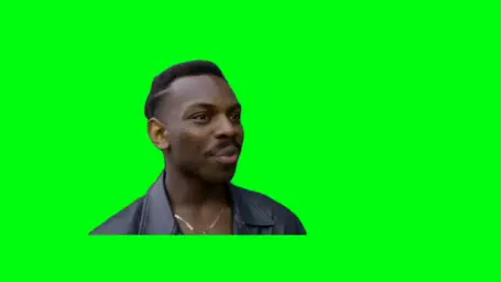 big brain green screen