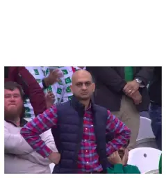 Disappointed Cricket Fan