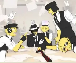 چند کاراکتر درحال بحث کردن