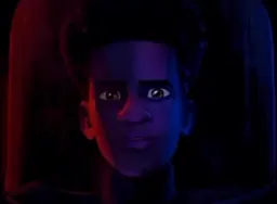 مایلز مورالس درحال دیدن ورژن متفاوتی از خودش