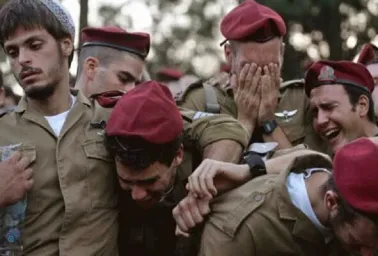 Crying soldiers