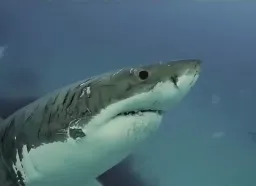 کوسه با زخم های زیاد