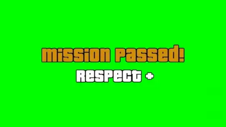 gta mission passed green screen