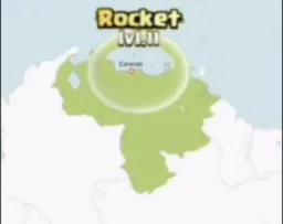 موشک در حال زدن ونزوئلا