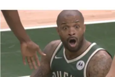 black man surprised