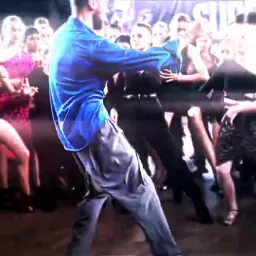 Difrent chracters dancing