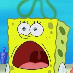 باب اسفنجی با دهان باز