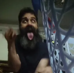 The scary man