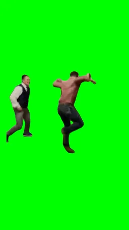 رقص مردها پرده سبز