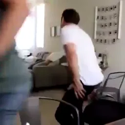Two men getting sick