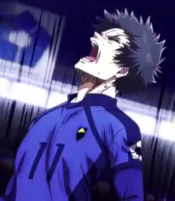 ایساگی درحال خوشحالی و داد زدن