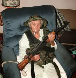 Old woman gangster