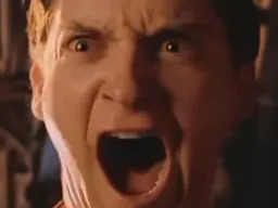 Tobey Maguire yelling