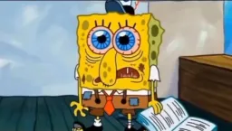 باب اسفنجی خسته و ترسناک