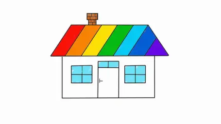 rainbow house