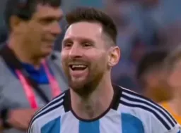 Happy Messi turn into sad and disappointed Messi
