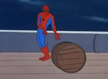 spiderman barrel