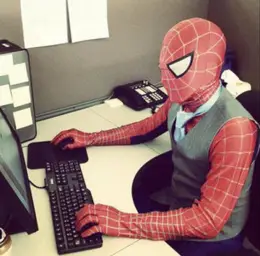 Bussiness spiderman