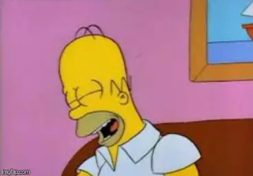 Homer Laughing