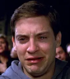 Spiderman Crying