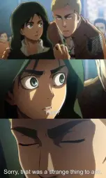 Strange question attack on titan