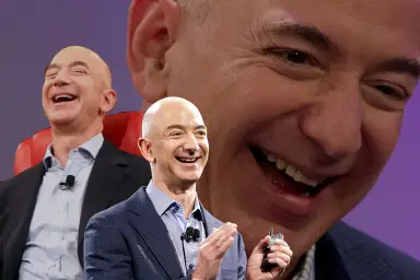 Jeff Bezos Laughing